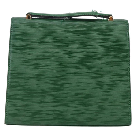 LOUIS VUITTON Epi Malesherbes Hand Bag Green M52374 LV Auth 145346