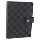 LOUIS VUITTON Damier Graphite Agenda MM Day Planner Cover R20242 LV Auth 145348-1