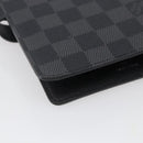 LOUIS VUITTON Damier Graphite Agenda MM Day Planner Cover R20242 LV Auth 145348-16