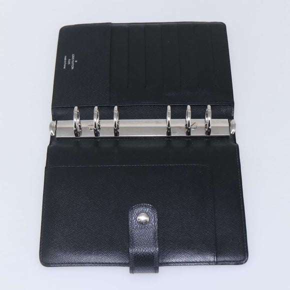 LOUIS VUITTON Damier Graphite Agenda MM Day Planner Cover R20242 LV Auth 145348