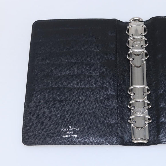 LOUIS VUITTON Damier Graphite Agenda MM Day Planner Cover R20242 LV Auth 145348