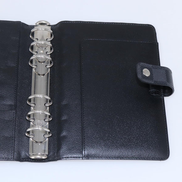 LOUIS VUITTON Damier Graphite Agenda MM Day Planner Cover R20242 LV Auth 145348