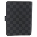 LOUIS VUITTON Damier Graphite Agenda MM Day Planner Cover R20242 LV Auth 145348-2