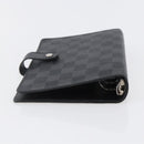 LOUIS VUITTON Damier Graphite Agenda MM Day Planner Cover R20242 LV Auth 145348-5