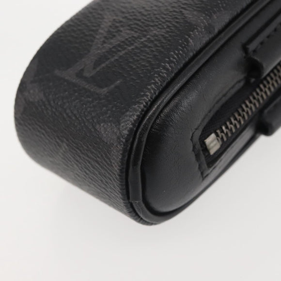 LOUIS VUITTON Monogram Eclipse Set Golf Andrews Taschenanhänger GI0344 LV Auth 145349