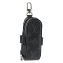 LOUIS VUITTON Monogram Eclipse Set Golf Andrews Taschenanhänger GI0344 LV Auth 145349-1