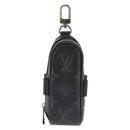 LOUIS VUITTON Monogram Eclipse Set Golf Andrews Taschenanhänger GI0344 LV Auth 145349-13