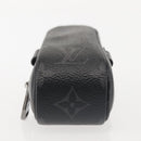 LOUIS VUITTON Monogram Eclipse Set Golf Andrews Taschenanhänger GI0344 LV Auth 145349-5