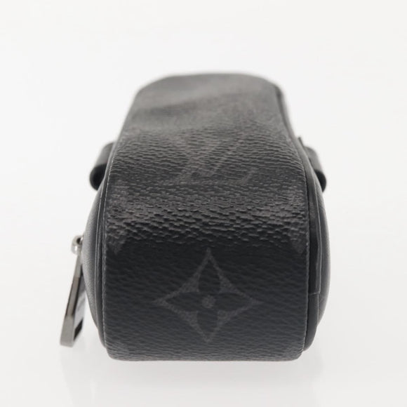 LOUIS VUITTON Monogram Eclipse Set Golf Andrews Taschenanhänger GI0344 LV Auth 145349
