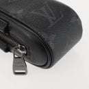 LOUIS VUITTON Monogram Eclipse Set Golf Andrews Taschenanhänger GI0344 LV Auth 145349-8