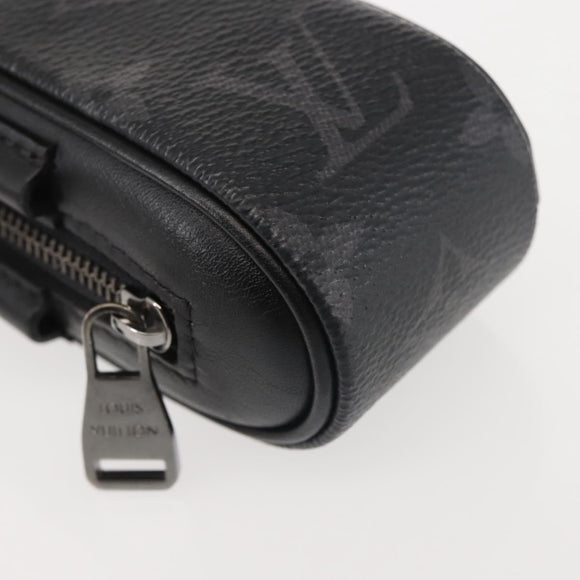 LOUIS VUITTON Monogram Eclipse Set Golf Andrews Taschenanhänger GI0344 LV Auth 145349