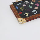 LOUIS VUITTON Multicolor Pochette Cles Coin Purse Black M13664 LV Auth 145350-14