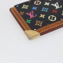 LOUIS VUITTON Multicolor Pochette Cles Coin Purse Black M13664 LV Auth 145350-16