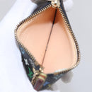 LOUIS VUITTON Multicolor Pochette Cles Coin Purse Black M13664 LV Auth 145350-11