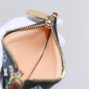 LOUIS VUITTON Multicolor Pochette Cles Coin Purse Black M13664 LV Auth 145350-17