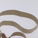 CHANEL New Travel Line Hand Bag Nylon 2way Beige Silver CC Auth 145353-15