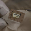 CHANEL New Travel Line Hand Bag Nylon 2way Beige Silver CC Auth 145353-11