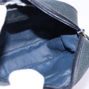 GUCCI GG Supreme Sherry Line Shoulder Bag PVC Navy Gold 89 02 066 Auth 145357-18