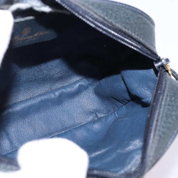 GUCCI GG Supreme Sherry Line Shoulder Bag PVC Navy Gold 89 02 066 Auth 145357