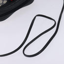 GUCCI GG Supreme Sherry Line Shoulder Bag PVC Navy Gold 89 02 066 Auth 145357-7