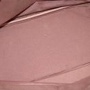 Christian Dior Canage Tote Bag Leather Pink Gold Auth 145360-11