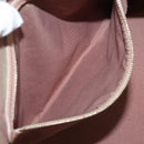 Christian Dior Canage Tote Bag Leather Pink Gold Auth 145360-21