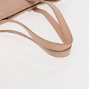 Christian Dior Canage Tote Bag Leather Pink Gold Auth 145360-8