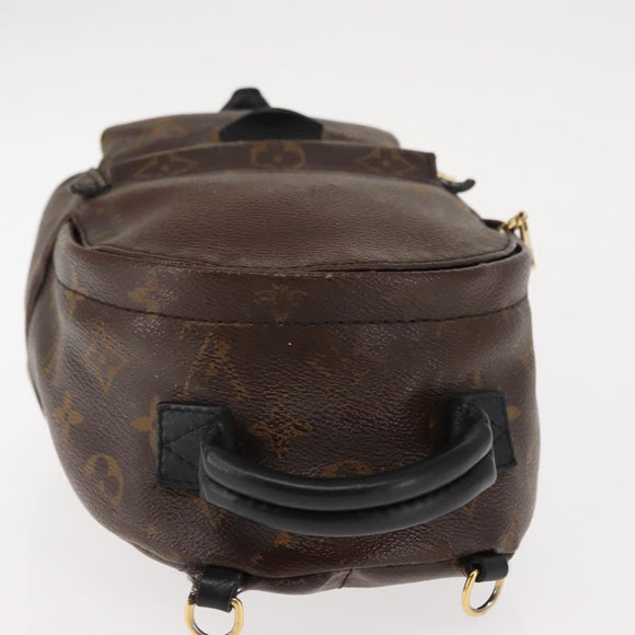 LOUIS VUITTON Monogram Palm Springs MINI Backpack M44873 LV Auth 145369