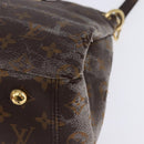 LOUIS VUITTON Monogram Pallas MM Hand Bag 2way Bois De Rose M41598 Auth 145373-16