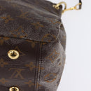 LOUIS VUITTON Monogram Pallas MM Hand Bag 2way Bois De Rose M41598 Auth 145373-10