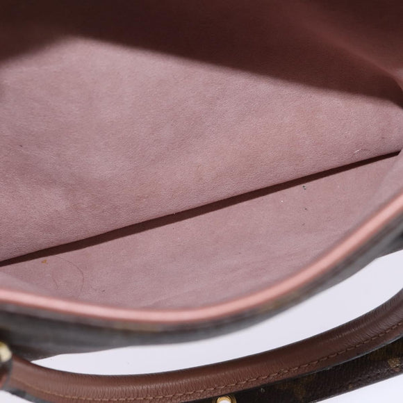 LOUIS VUITTON Monogram Pallas MM Hand Bag 2way Bois De Rose M41598 Auth 145373