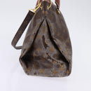 LOUIS VUITTON Monogram Pallas MM Hand Bag 2way Bois De Rose M41598 Auth 145373-3