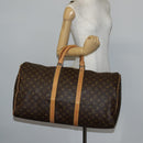 LOUIS VUITTON Monogram Keepall 55 Boston Bag M41424 LV Auth 145380-22
