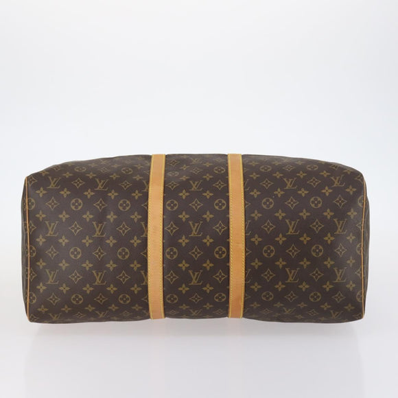 LOUIS VUITTON Monogram Keepall 55 Boston Bag M41424 LV Auth 145380