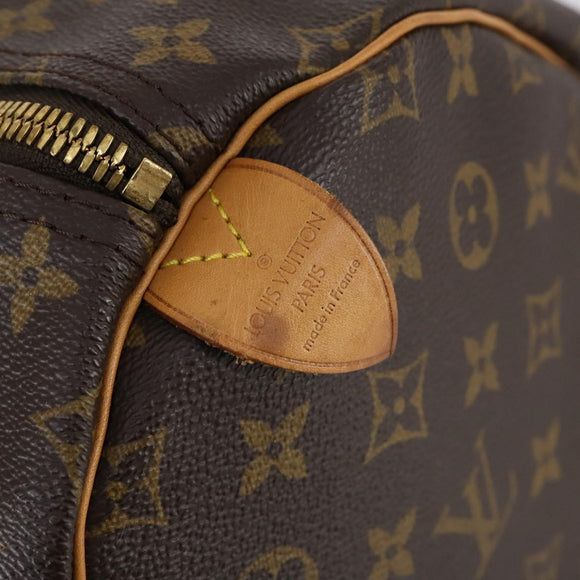 LOUIS VUITTON Monogram Keepall 55 Boston Bag M41424 LV Auth 145381