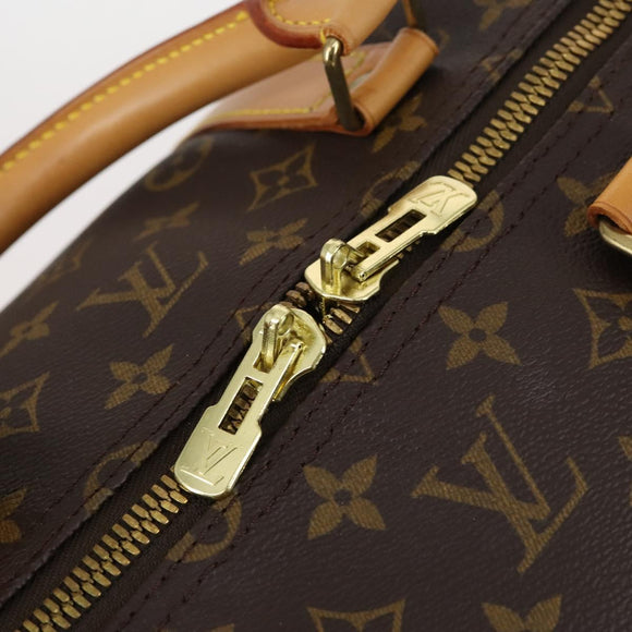 LOUIS VUITTON Monogram Keepall 55 Boston Bag M41424 LV Auth 145381