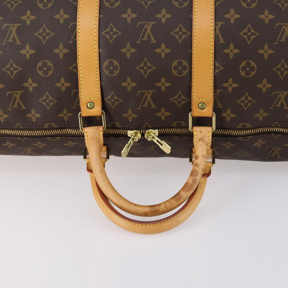 LOUIS VUITTON Monogram Keepall 55 Boston Bag M41424 LV Auth 145381