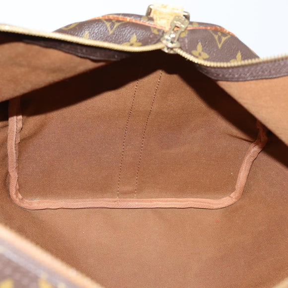 LOUIS VUITTON Monogram Keepall Bandouliere 55 Boston Bag M41414 LV Auth 145385