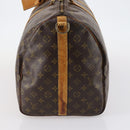 LOUIS VUITTON Monogram Keepall Bandouliere 55 Boston Bag M41414 LV Auth 145385-3
