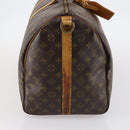 LOUIS VUITTON Monogram Keepall Bandouliere 55 Boston Bag M41414 LV Auth 145385-4