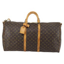 LOUIS VUITTON Monogram Keepall Bandouliere 60 Boston Bag M41412 LV Auth 145386-2