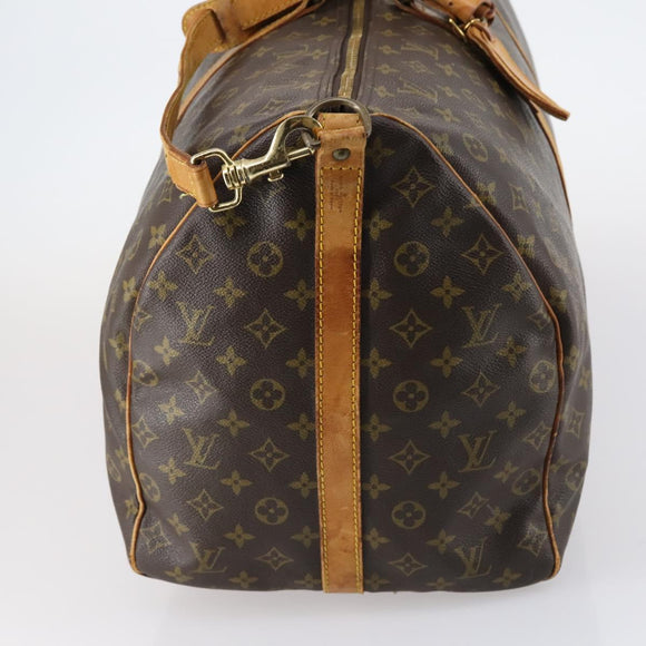 LOUIS VUITTON Monogram Keepall Bandouliere 60 Boston Bag M41412 LV Auth 145386