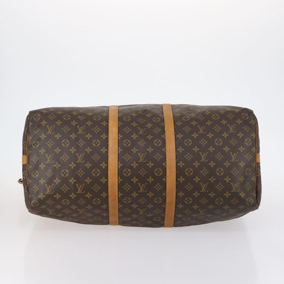 LOUIS VUITTON Monogram Keepall Bandouliere 60 Boston Bag M41412 LV Auth 145387