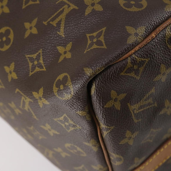 LOUIS VUITTON Monogram Keepall Bandouliere 60 Boston Bag M41412 LV Auth 145387