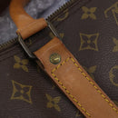 LOUIS VUITTON Monogram Keepall Bandouliere 60 Boston Bag M41412 LV Auth 145387-20