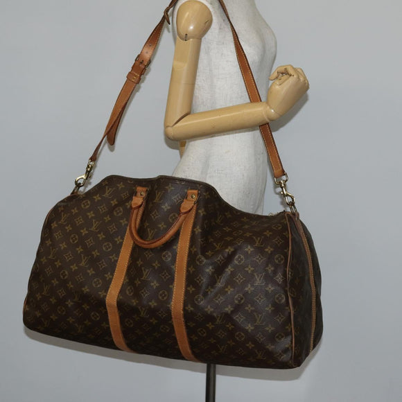 LOUIS VUITTON Monogram Keepall Bandouliere 60 Boston Bag M41412 LV Auth 145387