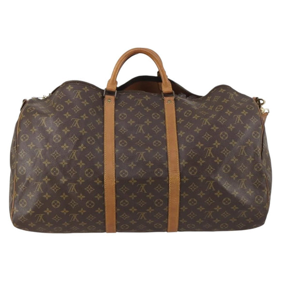 LOUIS VUITTON Monogram Keepall Bandouliere 60 Boston Bag M41412 LV Auth 145387