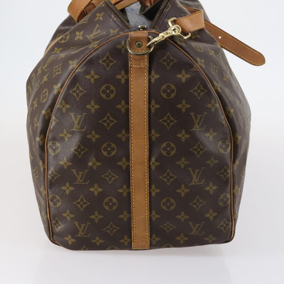 LOUIS VUITTON Monogram Keepall Bandouliere 60 Boston Bag M41412 LV Auth 145387