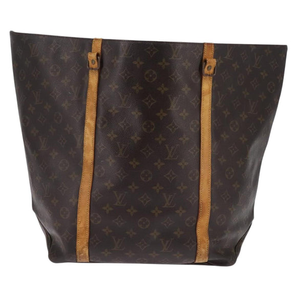 LOUIS VUITTON Monogram Sac Shopping GM Tote Bag M51110 LV Auth 145389