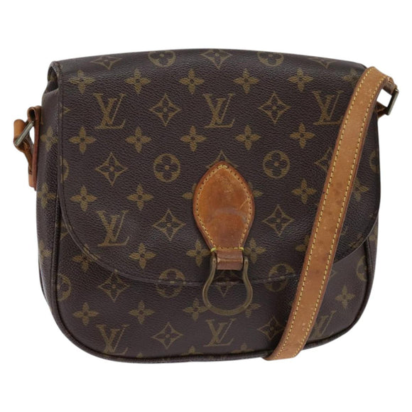 LOUIS VUITTON Monogram Saint Cloud GM Shoulder Bag M51242 LV Auth 145394